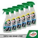 Turtle Wax Wet n Black Car Tyre Dressing Deep Black Wet Looking Tyre 6 x 500ml
