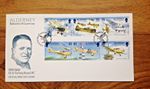 GB  ALDERNEY 1995 Flt/Lt Tommy Rose DFC First Day Cover Unaddressed. Free UK P&P