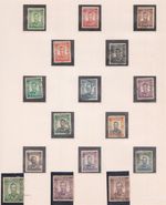 (F278-12) 1937 Rhodesia& Nyasaland 16stamps KGVI 1/2d to 2pounds KGVI (L)