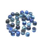 7 Natural Blue Sapphire Cabochons 2.5mm Round Unheated Genuine Sapphire Gemstone