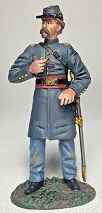 Britains Federal Company Officer With Pipe, American Civil War 1/30 Scale #31369