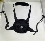 Stone Island Black Chest Bag Crossbody Shoulder Bag Logo