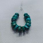 Natural Tibet Turquoise Nugget Button Beads Genuine Tibetan Turquoise Gemstone