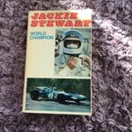 JACKIE STEWART World Champion with Eric Dymock  Signed by Jackie Stewart 
