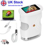 1000X Zoom Pocket Handheld Microscope for Kids 2.0" Screen Rechargeable Digital