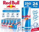Red Bull Energy Drink 250 ml (24 Pack) Sugar Free