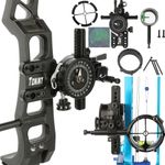 1 Pin 4x 6x 8x Scope Sight Compound Bow  Sight Micro Adjustable Adaptor Shooting