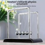 Newton's Cradle Steel Balance Ball Physics Science Pendulum Desk Fun Toy