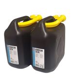 2 X 10L Petrol Diesel Container Storage Car Van UK Fuel Jerry Can  Spout Nozzle