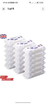 Mama Bear Sensitive Unscented Baby Wipes, 1008 Count (18 Packs of 56) Freepost