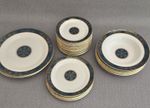 Royal Doulton Carlyle Fine Bone China Dinner Set 36 Piece Blue & Gold England