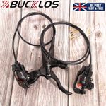 MTB Hydraulic Disc Brakes Mountain Bike Front Rear Brake Calipers 2 Piston Black