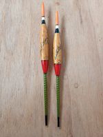 2 PAUL COOK CORK BODIED FLOATS