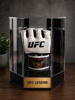 UFC MMA Octagon Glove Display Case Personalised uv protected