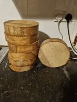 8x1¾ Oak kiln dried bowl blanks for wood turning