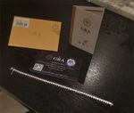 Diamond (Moissanite) Tennis Bracelet / Silver - GRA Certified - Solid Hallmarked