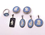 Job Lot Wedgwood Jewellery Sterling Silver Jasper 6 pcs Ring Pendants Earrings