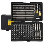 BLOSTM 127 Piece Magnetic Screwdriver Bit Set Power Tool Storage Case 1/4" Bits