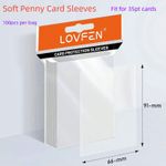 200/500/2000/5000pcs Soft Card Penny Sleeves For Pokémon 35pt Trading Cards
