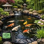 Heavy Duty 450gsm PVC Pond Liner| Koi Fish Pool |Thick |UV Stable| With Underlay