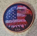 Freedom Eagle 1 oz Colorized Copper Round 999fine