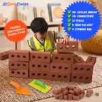 30x LifeLike Giant Toy Foam Building Bricks Construction Set | Kids STEM Play 3+