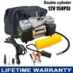 Heavy Duty Electric Car Tyre Inflator 150PSI Portable Air Compressor Pump 12V UK