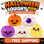 Halloween Dumpling Squishy Toy Slow Rising Sensory Fidget Stress Relief Squeeze