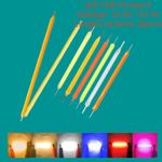 LED COB Filament Individual DIY Loose Parts Candle Light  Lamp Source 3V 9V 12V