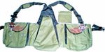 Falconry Vest, Hawking, Bird Handling Codura Vest (Olive Green Color) (All Size)