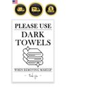Air BnB Signs | Flush Only Toilet Paper | Protective Laminated Toilet Signage...