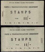 BSI 1960 2 Booklets SG SB 3 5/- QE II Stapled Left & Right GEM CV L110