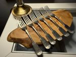 Bengal Silver Fork Set X6 D & A - 16.5cms