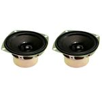 2pcs 10W 4 Ohm 3 Inch 78x78x39mm Anti-magnetic Speaker Tweeter Speakers New