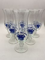 Vintage Glass Set I’ve Got The Crabs Crab Pot Fort Lauderdale Six 440ml 