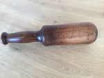 18thc lignum vitae apothecary treen pestle, Great patina