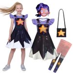 Girls Poppy Play Time Lily Cosplay Halloween Costume Party Fancy Dress Outfits