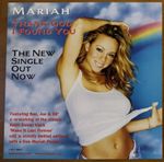 ONE RARE VINTAGE 12X12" RECORD STORE DISPLAY CARDS/FLAT - MARIAH CAREY - 2000'S