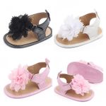Newborn Baby Girl Pram Shoes Infant Toddler Soft Sole Flip-Flop Summer Sandals