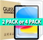 Tempered Glass Screen Protector for iPad 11th (A16) 11" & 10th Generation 10.9"
