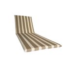 190x60 WATERPROOF REMOVABLE SUNBED CUSHION - POLYESTER