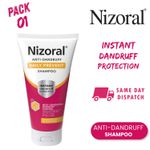 1 x Nizoral Anti-Dandruff Daily Prevent Shampoo 200ml for Dry Itchy Flaky Scalp