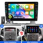 DAB+ CarPlay For Vauxhall Astra J 2009-2014 Android 15 8" Car Radio Stereo GPS