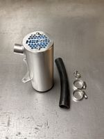 BMW M52 E36 Oil Breather Tank Catch Can Kit - Brushed Aluminium 