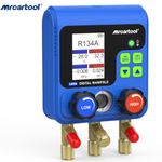 Refrigeration Digital Manifold Gauge Set AC HVAC System Vacuum Pressure Tester