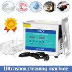 New 3.2L Digital Ultrasonic Cleaner Ultrasonic Bath Cleaning Tank Timer Heater