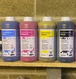 ECO Solvent Ink - 4x 1 Litres for Epson DX4, DX5, DX7 Heads, High-Quality