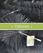 LOWEST PRICED GENUINE HEDGEHOG GUTTER BRUSH - Leaf Guard 100mm Black Brown White
