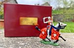 W Britain, Agincourt 41128 Guillaume De Tancarville Mounted Knight Figure Boxed
