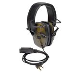 UAYESOK Electronic Ear Defenders Walkie Talkie Headset Safety Security Positive
